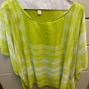 Chico poncho with matching tank top